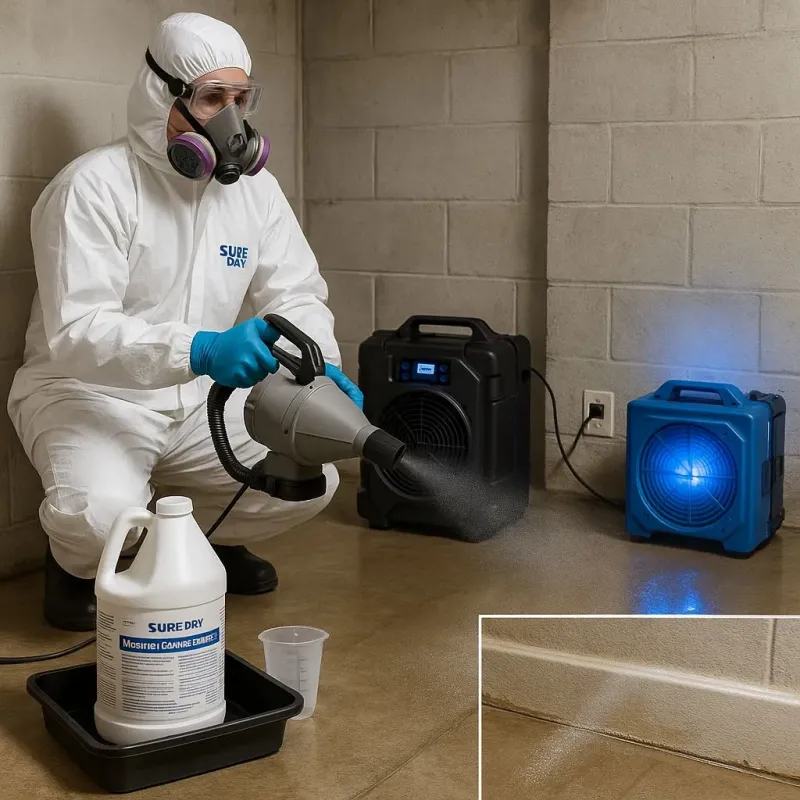 Sanitization and Odor Removal process in Woodinville, WA